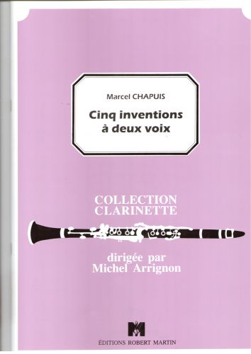 copertina Cinque Invenzioni a due voci Robert Martin