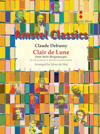 copertina CLAIR DE LUNE  for Trombone Solo (or Alto Sax) and Wind Orchestra De Haske