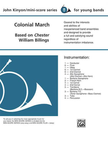 copertina Colonial March (Based on Chester) ALFRED