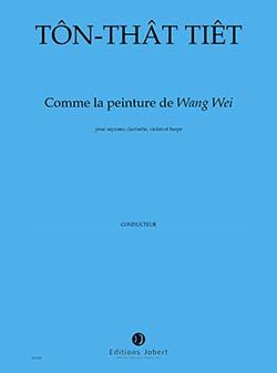 copertina Comme la peinture de Wang Wei Jobert
