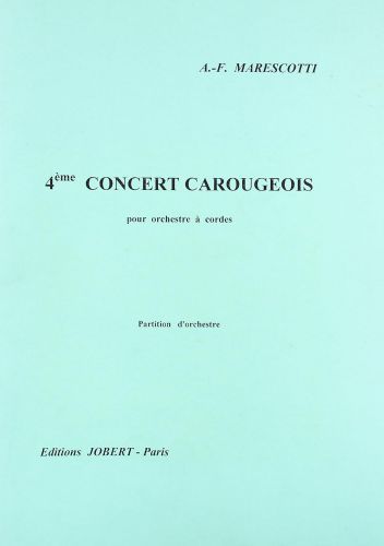 copertina Concert Carougeois n4 Jobert
