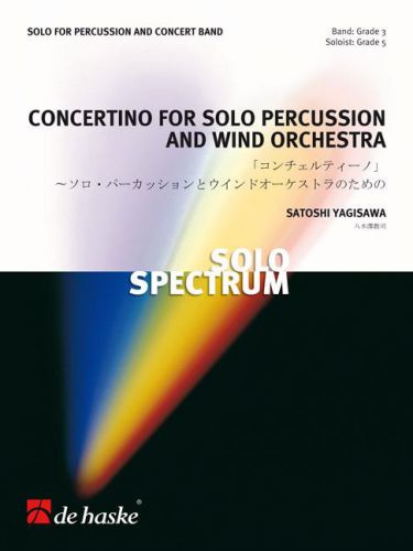 copertina Concertino for Solo Percussion and Wind Orchestra Percussion De Haske