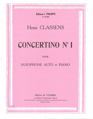 copertina Concertino n1 Combre