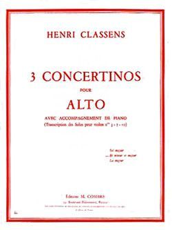 copertina Concertino n°2 en Ré min. et maj. Combre