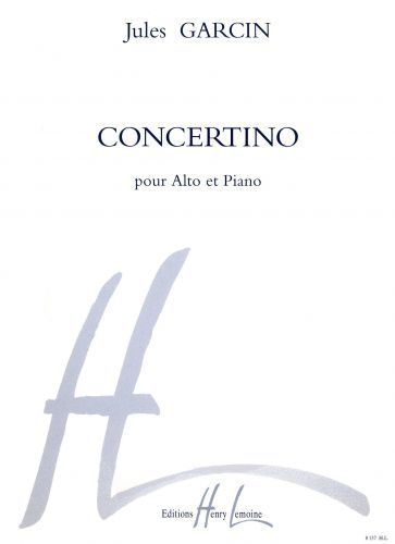 copertina Concertino Op.19 Editions Henry Lemoine