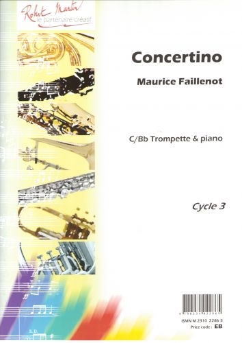 copertina Concertino, Ut Editions Robert Martin