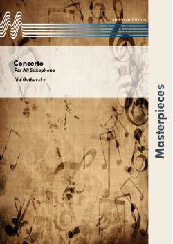 copertina Concerto for Alto Saxophone and Band (manuscript) Molenaar