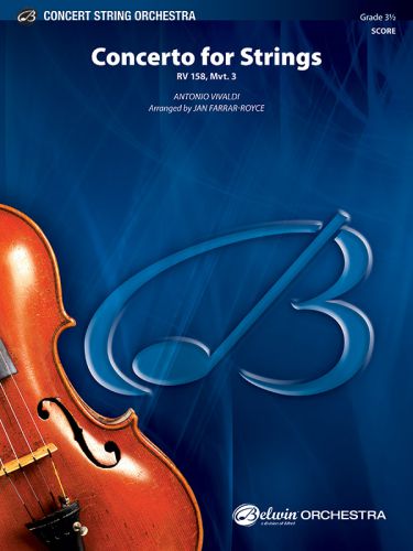 copertina Concerto for Strings ALFRED