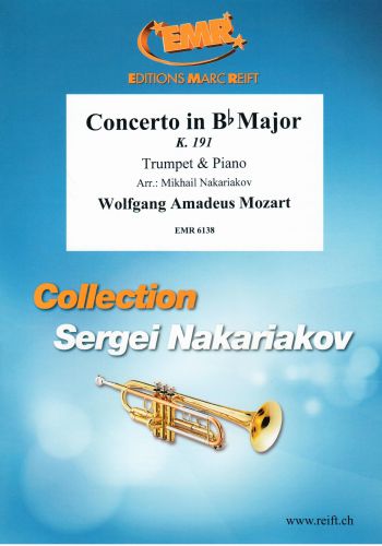 copertina Concerto In Bb Major (K. 191) Marc Reift