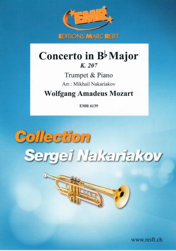 copertina Concerto In Bb Major (K. 207) Marc Reift