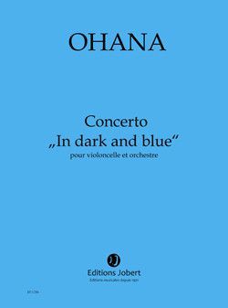 copertina Concerto in dark and blue Jobert et Billaudot