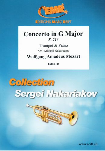 copertina Concerto In G Major (K. 216) Marc Reift