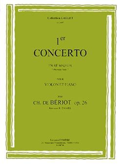 copertina Concerto n1 en R maj. Op.26 : solo n1 Combre