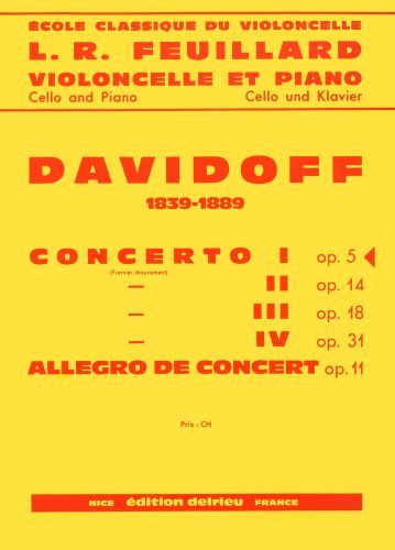copertina Concerto n1 Op.5 en Si min. Delrieu