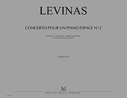 copertina Concerto pour un piano espace n2 Editions Henry Lemoine