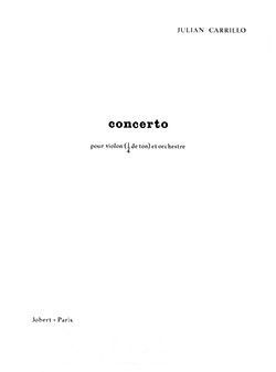 copertina Concerto pour violon et orchestre Jobert