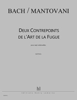 copertina Contrepoints (2) de l'Art de la Fugue de Bach Editions Henry Lemoine