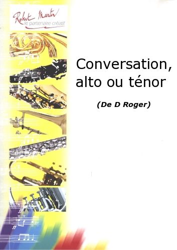 copertina Conversation, Alto ou Tnor Robert Martin