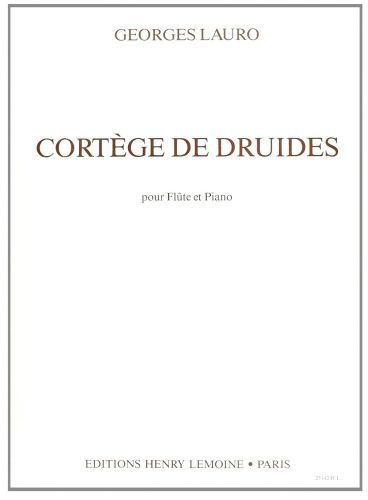 copertina Cortge de druides Editions Henry Lemoine