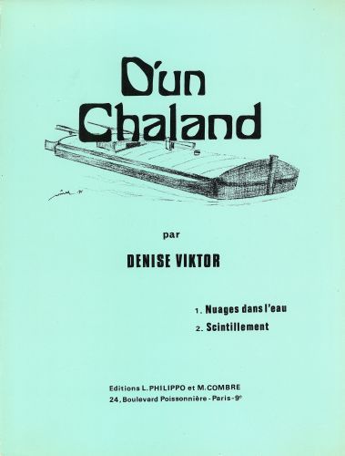 copertina D'un chaland (Nuages dans l'eau - Scintillement) Combre