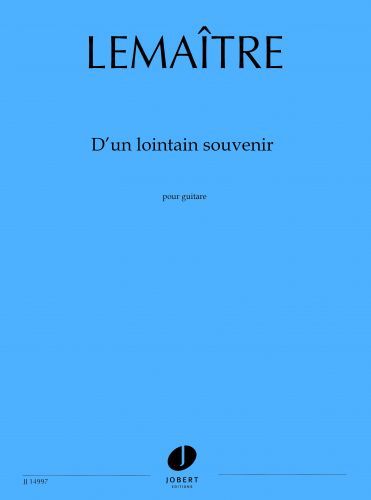 copertina D'un lointain souvenir Jobert