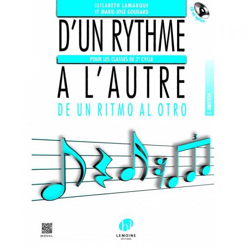 copertina D'un rythme  l'autre 1 Editions Henry Lemoine