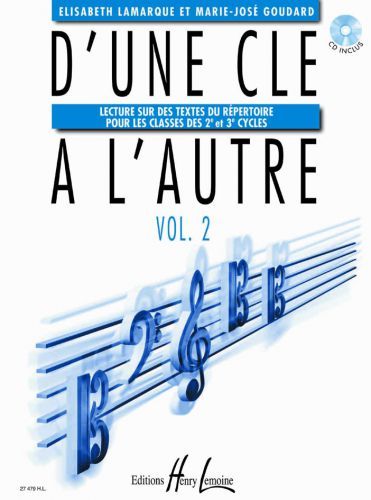 copertina D'une cl  l'autre Vol.2 Editions Henry Lemoine