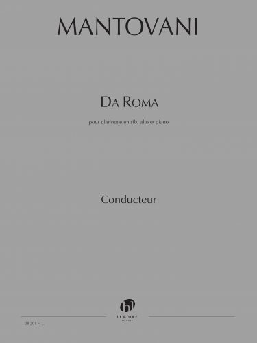 copertina Da Roma Editions Henry Lemoine