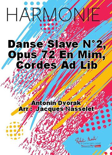 copertina Danse Slave N2, Opus 72 En Mim, Cordes Ad Lib Robert Martin