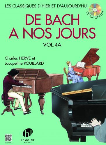 copertina De Bach  nos jours Vol.4A Editions Henry Lemoine