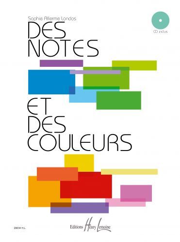 copertina Des notes et des couleurs Editions Henry Lemoine