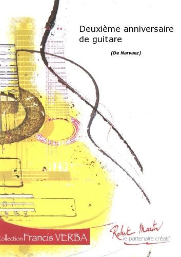 copertina Deuxime Anniversaire de Guitare Editions Robert Martin