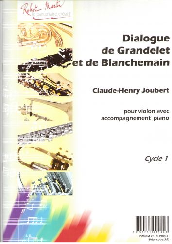 copertina Dialogue de Grandelet et de Blanchemain Robert Martin