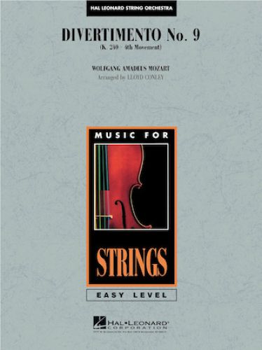 copertina Divertimento No. 9 Hal Leonard