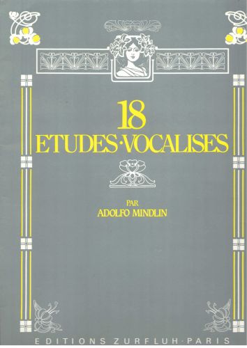 copertina DIX-Huit Vocalises Avec Accompagnement Editions Robert Martin