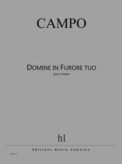 copertina Domine in Furore tuo Editions Henry Lemoine