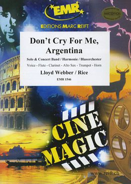copertina Don'T Cry For Me, Argentina Marc Reift