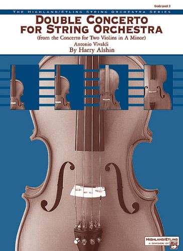 copertina Double Concerto for String Orchestra ALFRED