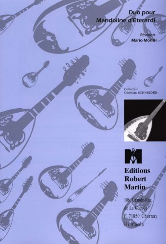 copertina Duo Pour Mandoline Editions Robert Martin