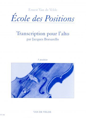 copertina Ecole des positions 3me Van de Velde
