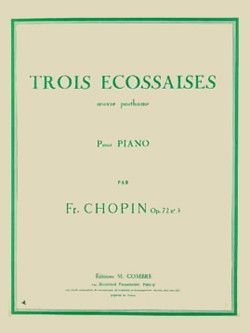 copertina Ecossaises (3) Op.72 n�3 Combre