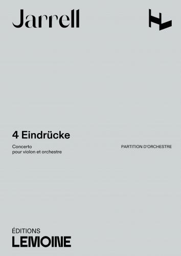 copertina Eindr�cke (4) Editions Henry Lemoine