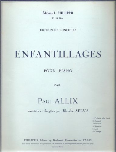 copertina Enfantillages Combre