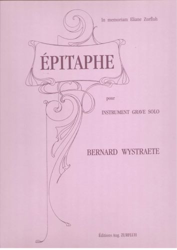 copertina Epitaphe Editions Robert Martin