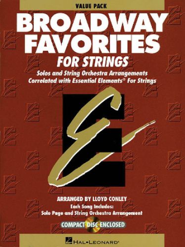 copertina Essential Elements Broadway Favorites for Strings Hal Leonard