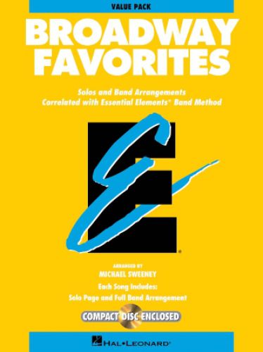 copertina Essential Elements Broadway Favorites - Value Pak Hal Leonard