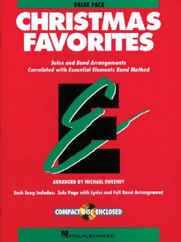 copertina Essential Elements Christmas Favorites - Value Pak Hal Leonard