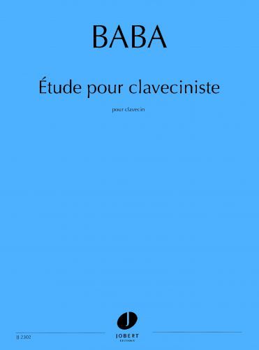 copertina Etude pour claveciniste Jobert