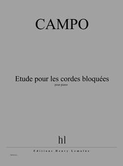 copertina Etude pour les cordes bloqu�es Editions Henry Lemoine