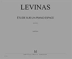 copertina Etude sur un piano espace Editions Henry Lemoine